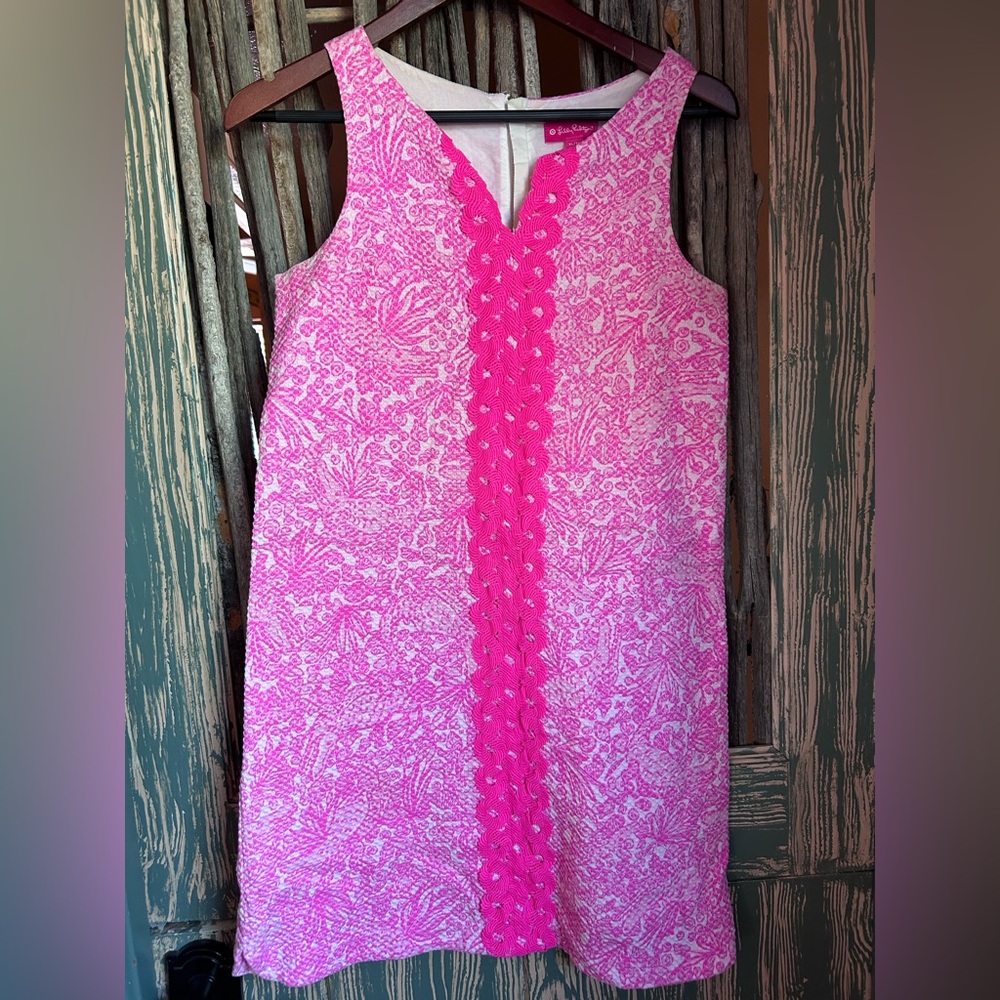 Lilly Pulitzer Pink & White Mini Dress